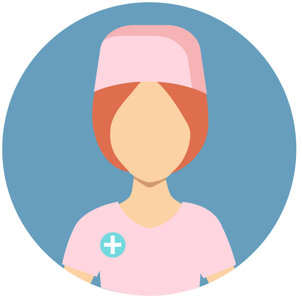 Cartoon illustration of Maymona Ahmed, hygienist and therapist at Sharples Dental